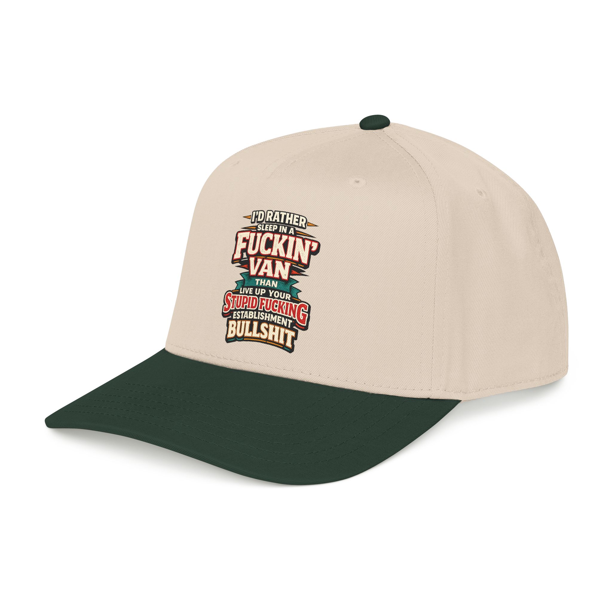 Baseball Cap - "I´d Rather Sleep in A Fucking Van" Design F**K-Line