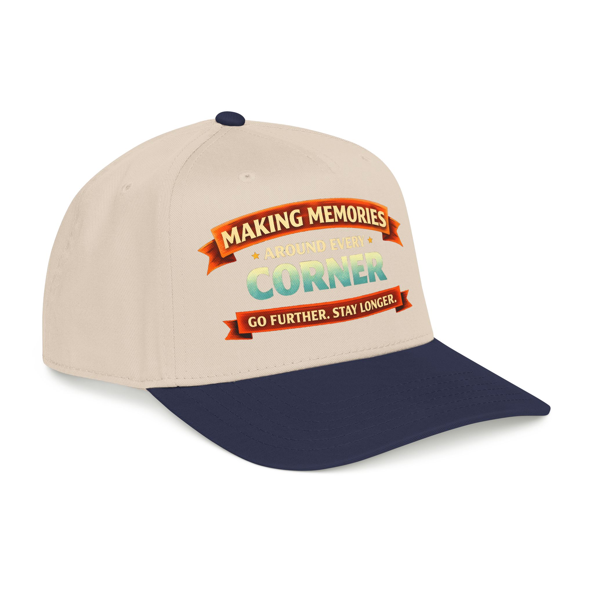Baseball Cap - "Making Memories Around Every Corner" Design Scenic-Line