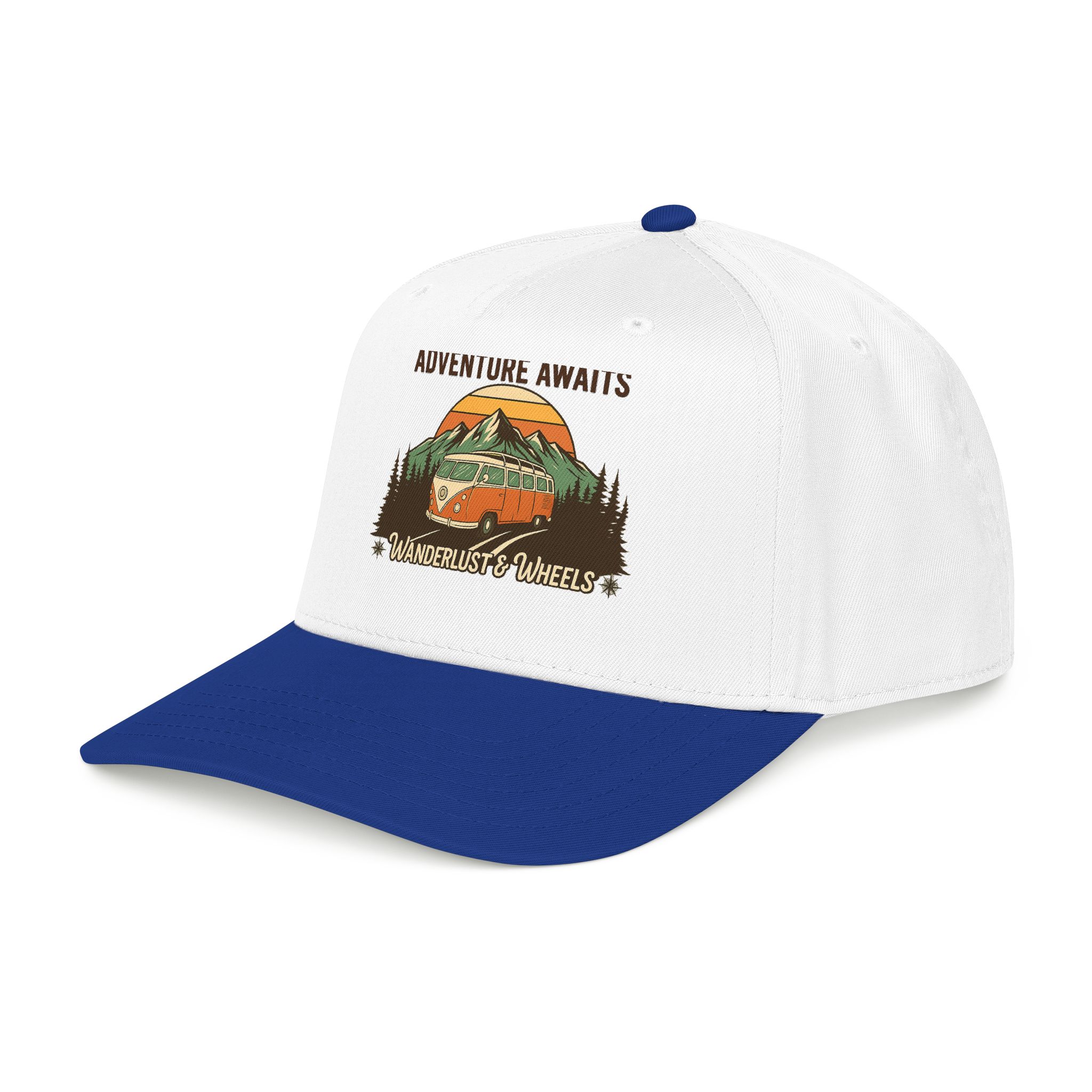 Baseball Cap - "Home Is Where You Adventure Awaits" Mid Profile Baseball Cap