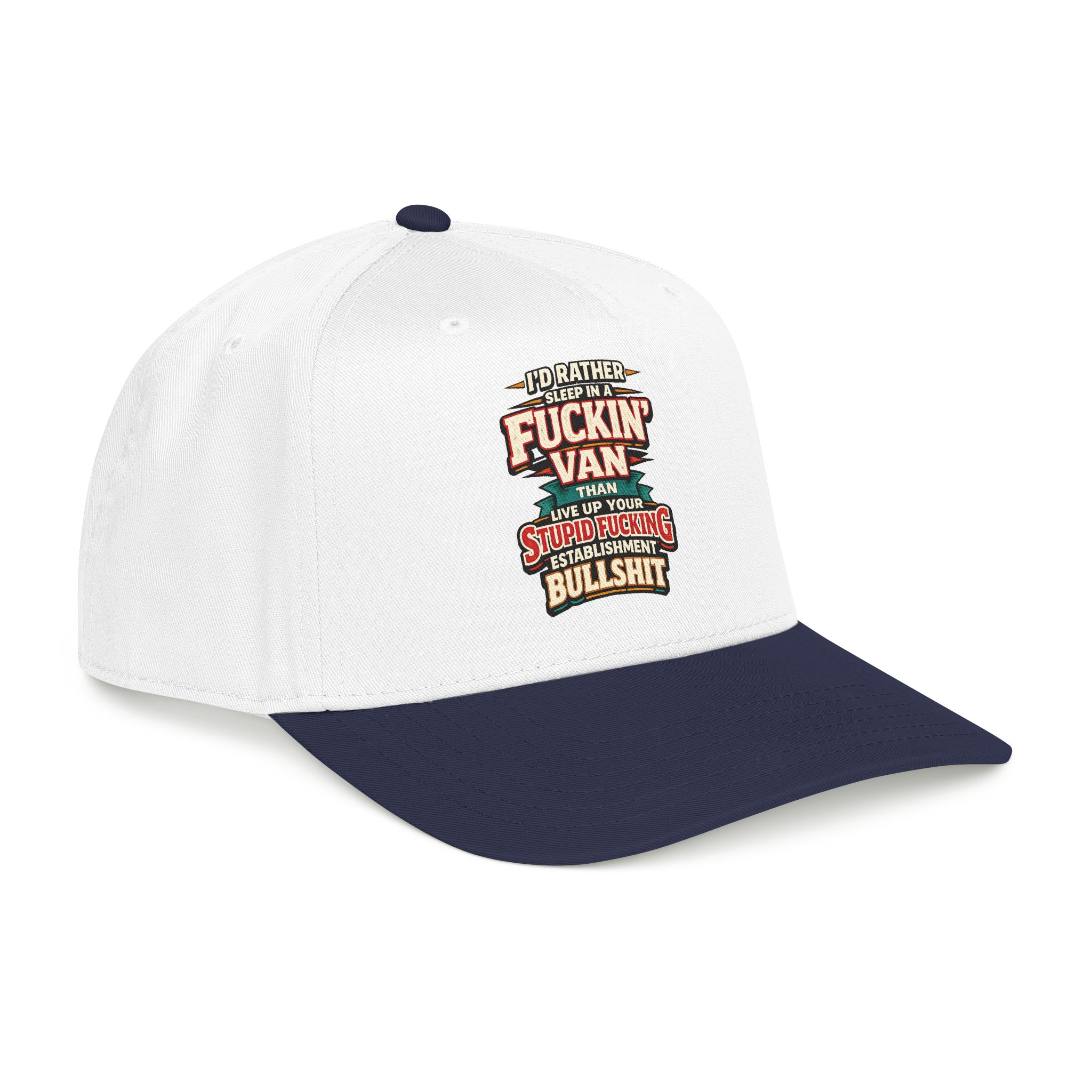 Baseball Cap - "I´d Rather Sleep in A Fucking Van" Design F**K-Line