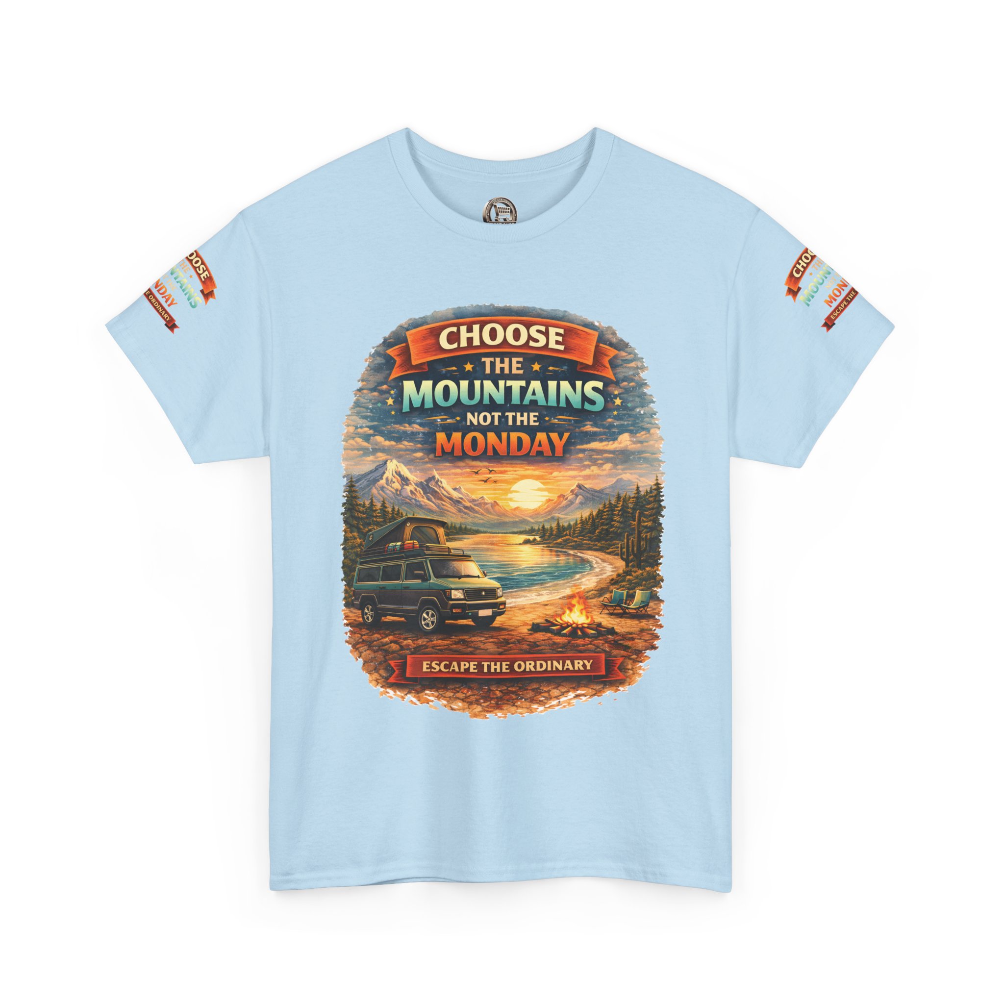 9928712268014914632_2048.jpeg Unisex Heavy Cotton Tee — "Choose The Mountens" Design Scenic-Line