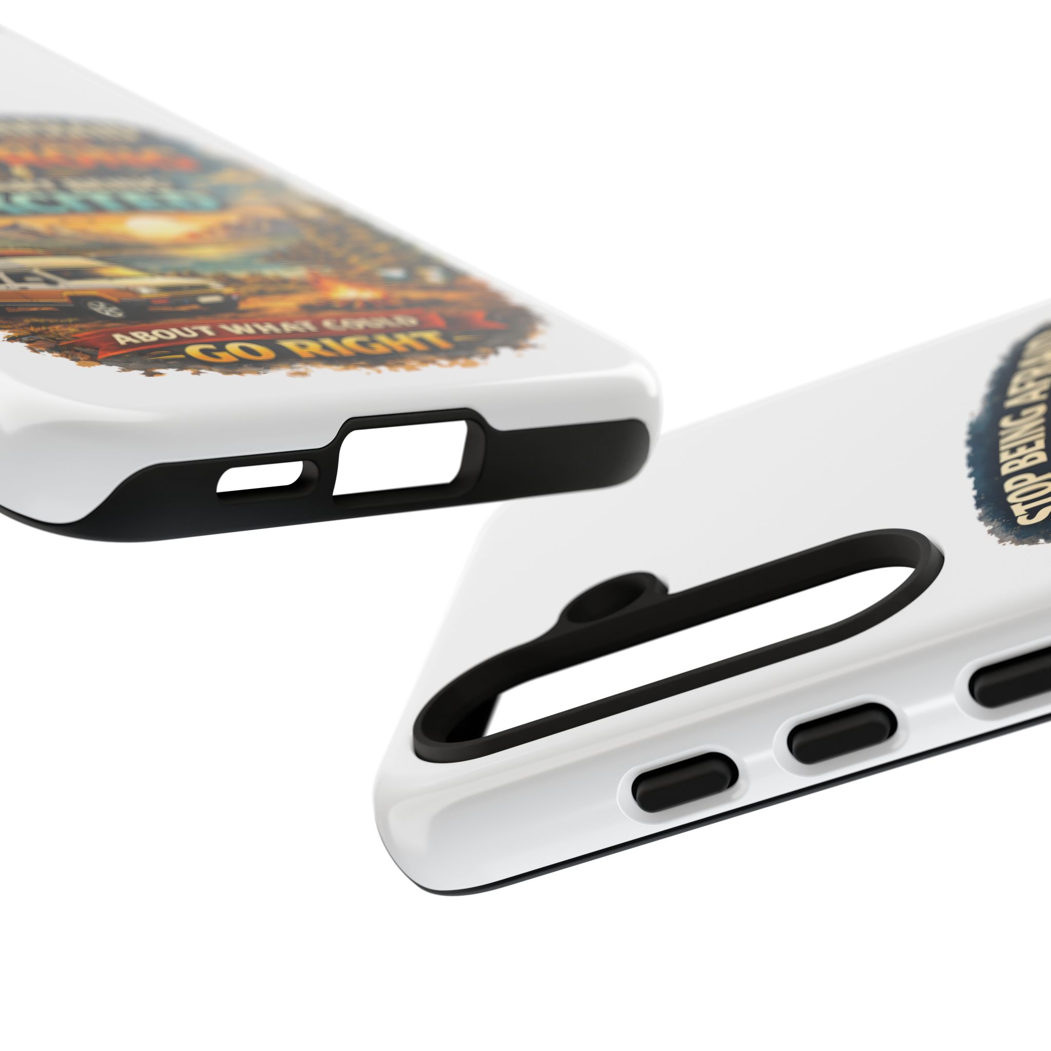 Phone Case — "Stop Being Afraid" (Design Scenic-Line)