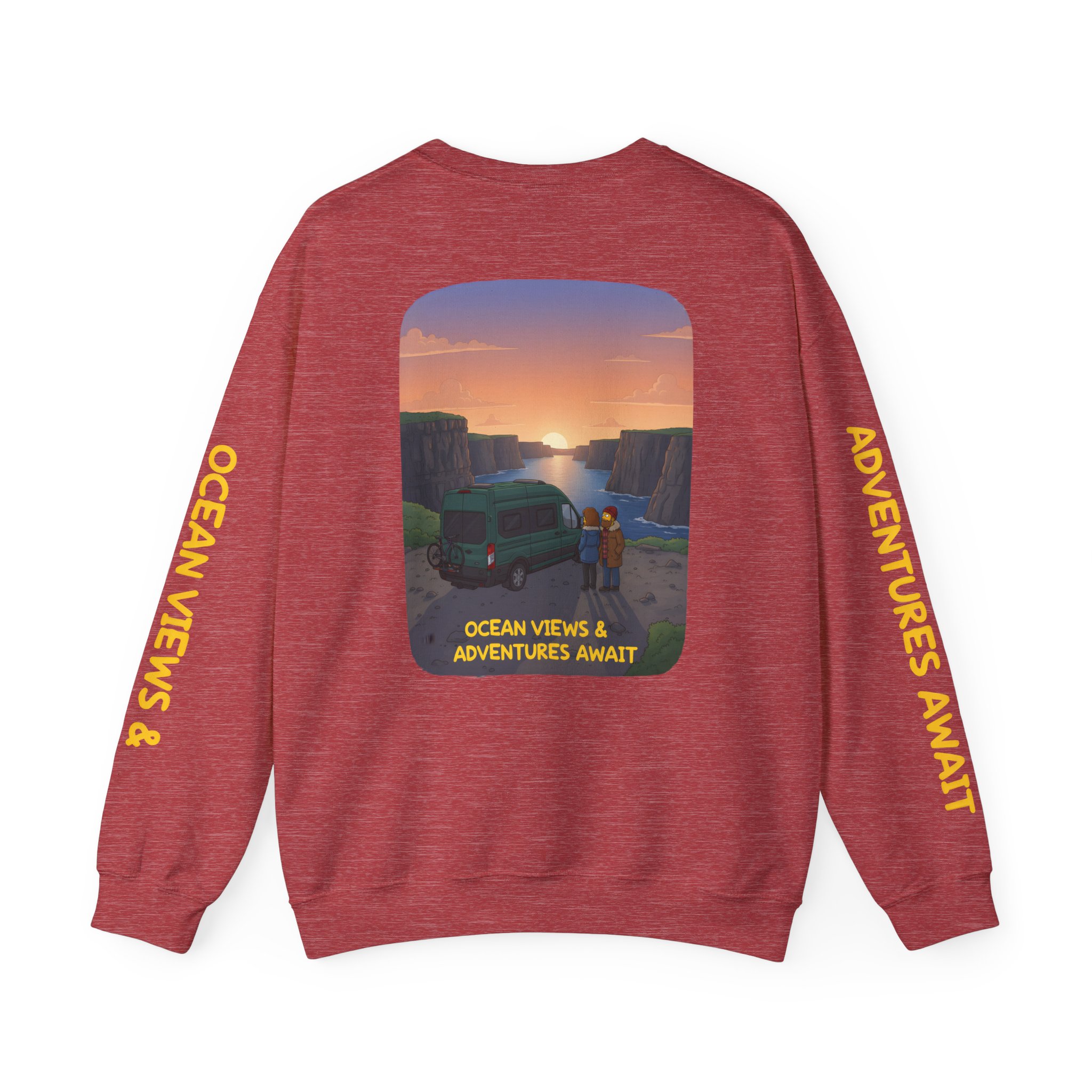 9942815557802819496_2048.jpeg Unisex Heavy Blend™ Crewneck Sweatshirt — "Ocean Views-Adventures Awaits" Design Sitcom-Line