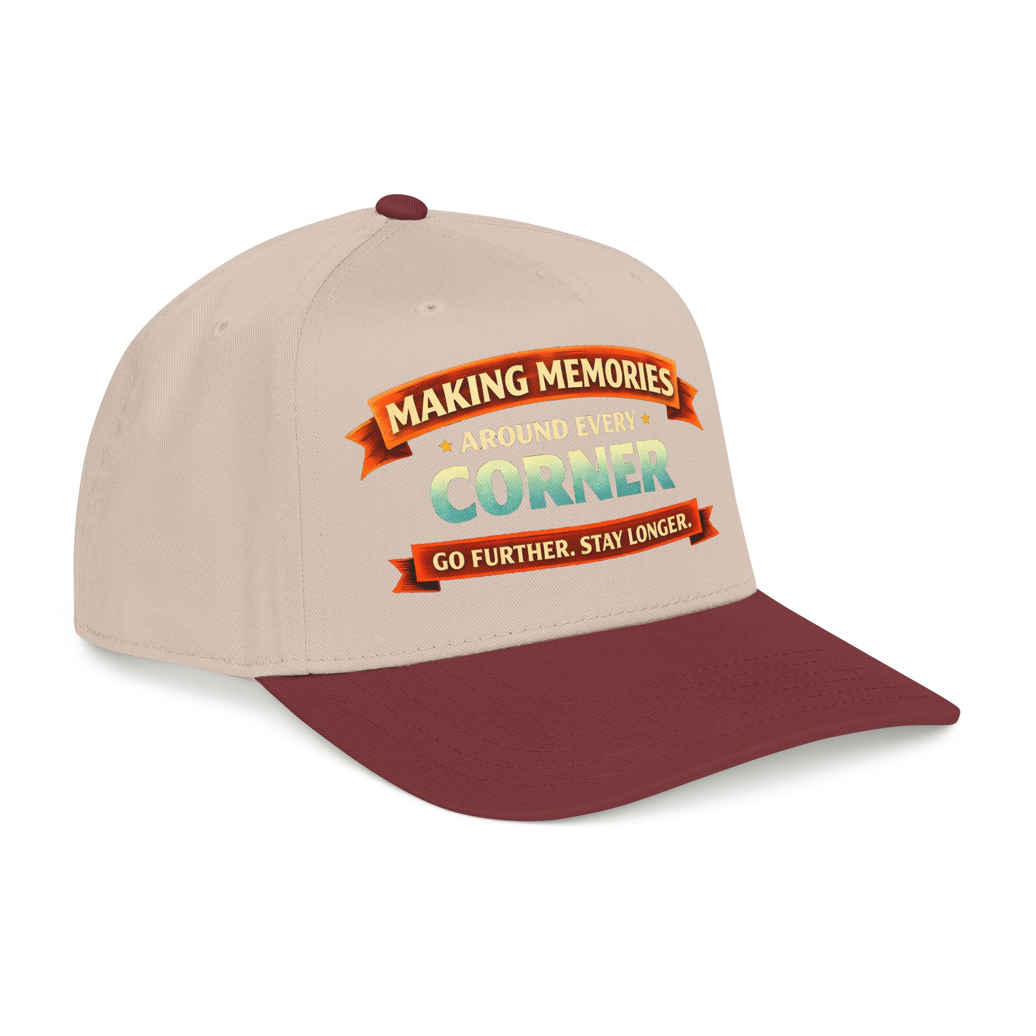 Baseball Cap - "Making Memories Around Every Corner" Design Scenic-Line
