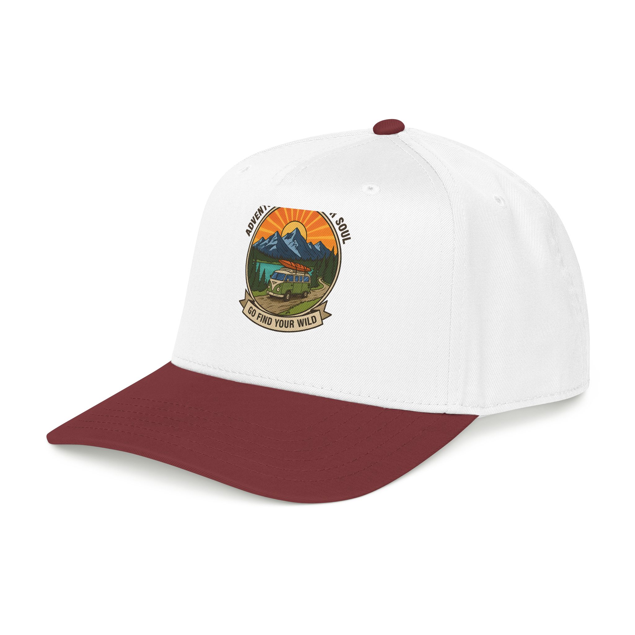 Baseball Cap — "Go Find Your Wild" Outdoor Patch