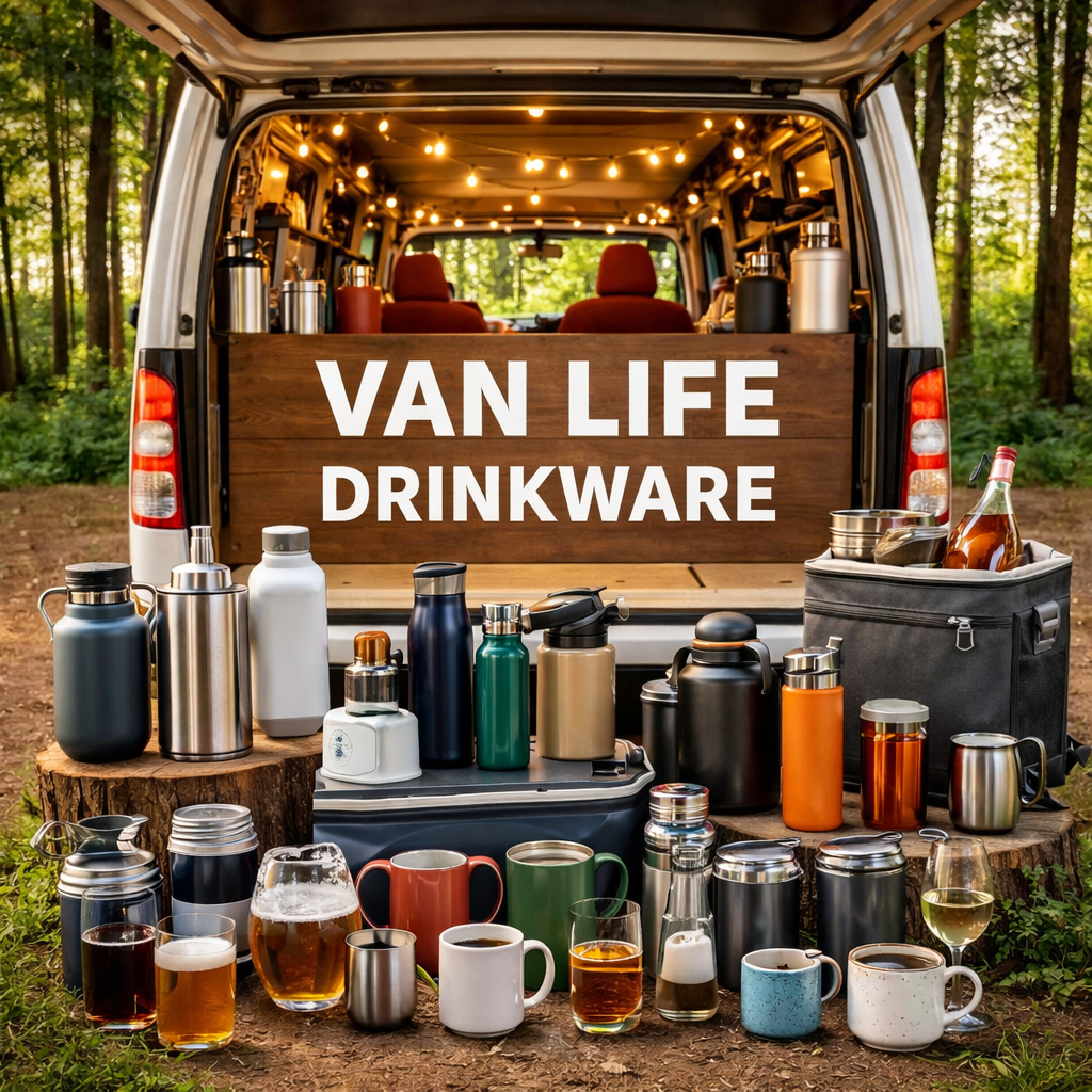 "Gift" Engraved Oak Charcuterie Board with Cheese Tools — "Home Is Where You Park It-But Christmas Is Where You Unwrap The Adventure - Merry Van-mas"