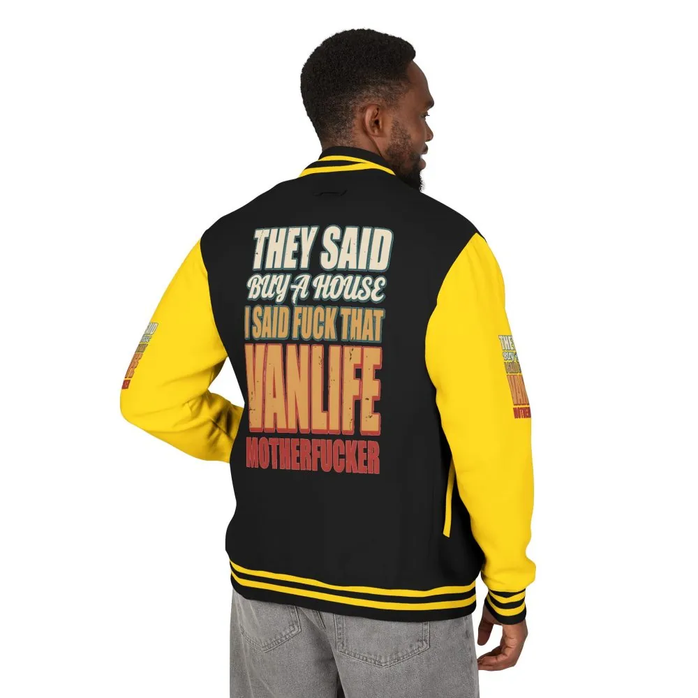 10497217026740755552_2048.jpeg Unisex Heavyweight Letterman Jacket — "They Said Buy A House" Design F**K-Line