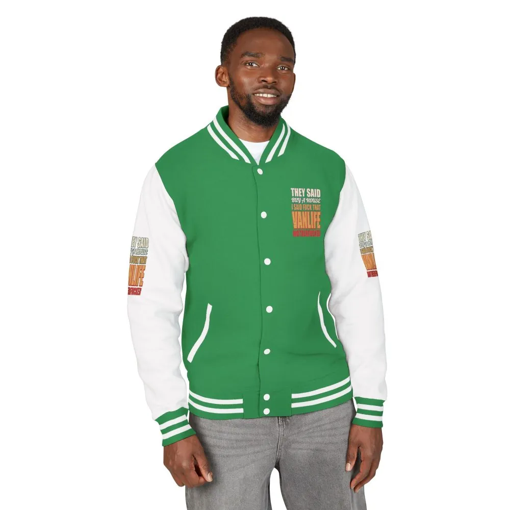 13088861062149727213_2048.jpeg Unisex Heavyweight Letterman Jacket — "They Said Buy A House" Design F**K-Line