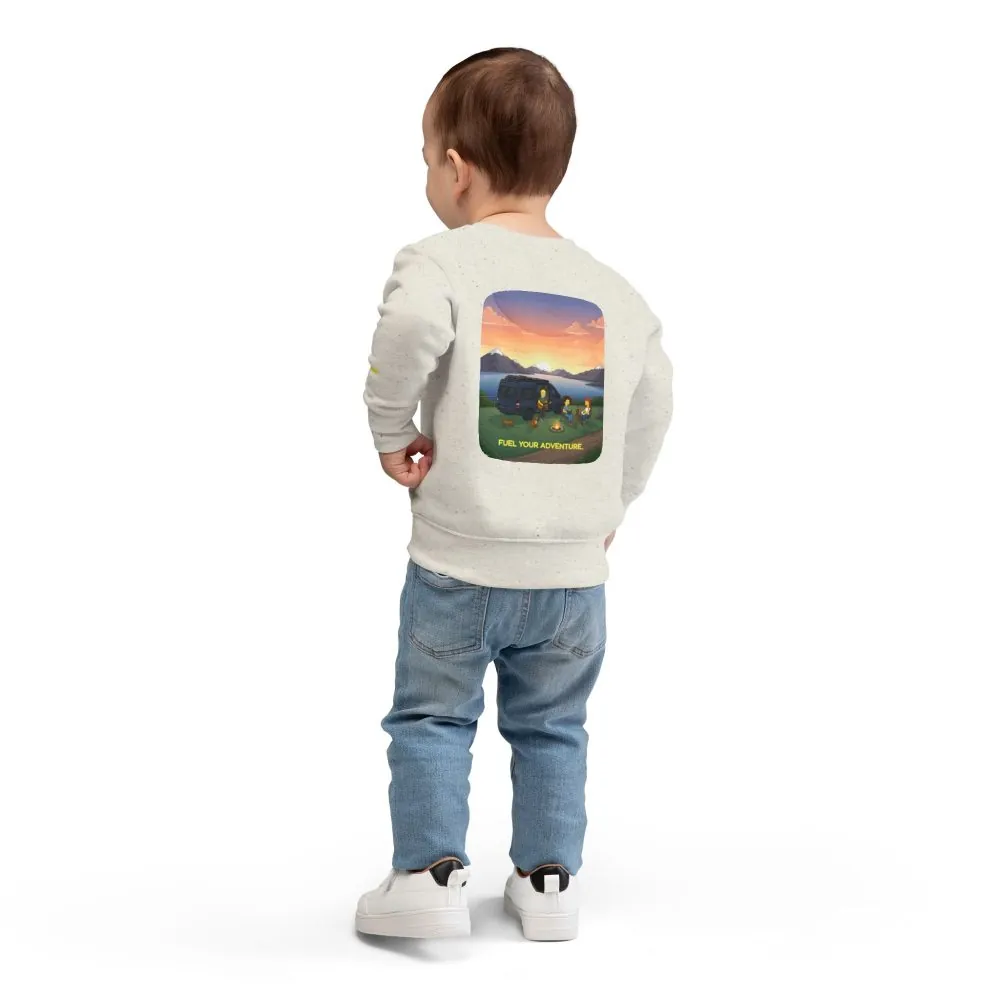 13444154237509935733_2048.jpeg Toddler Sweatshirt - "Fuel Your Adventure" (Design Sitcom-Line)