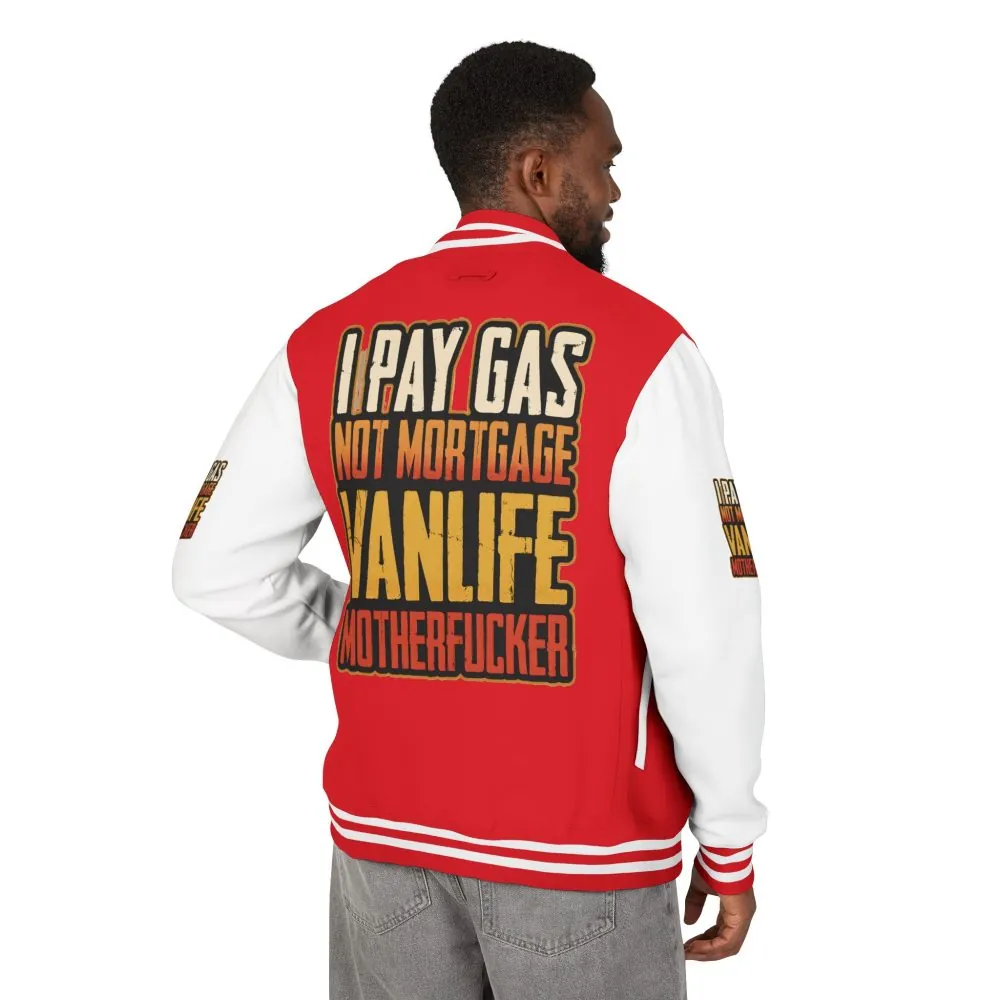 14023855358330792471_2048.jpeg Unisex Heavyweight Letterman Jacket — "I Pay Gas Not Mortgage" Design F**K-Line