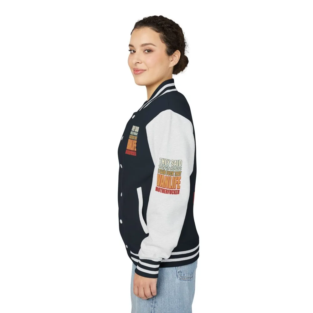 15962747370847157611_2048.jpeg Unisex Heavyweight Letterman Jacket — "They Said Buy A House" Design F**K-Line