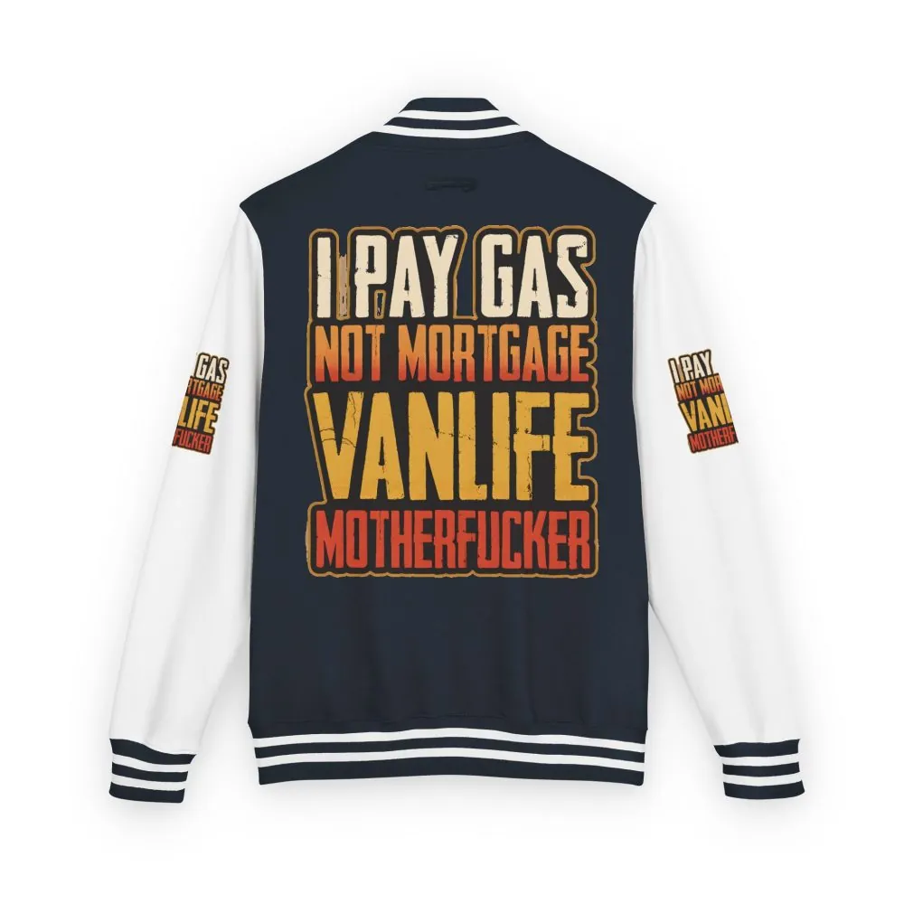 5181546569808459676_2048.jpeg Unisex Heavyweight Letterman Jacket — "I Pay Gas Not Mortgage" Design F**K-Line