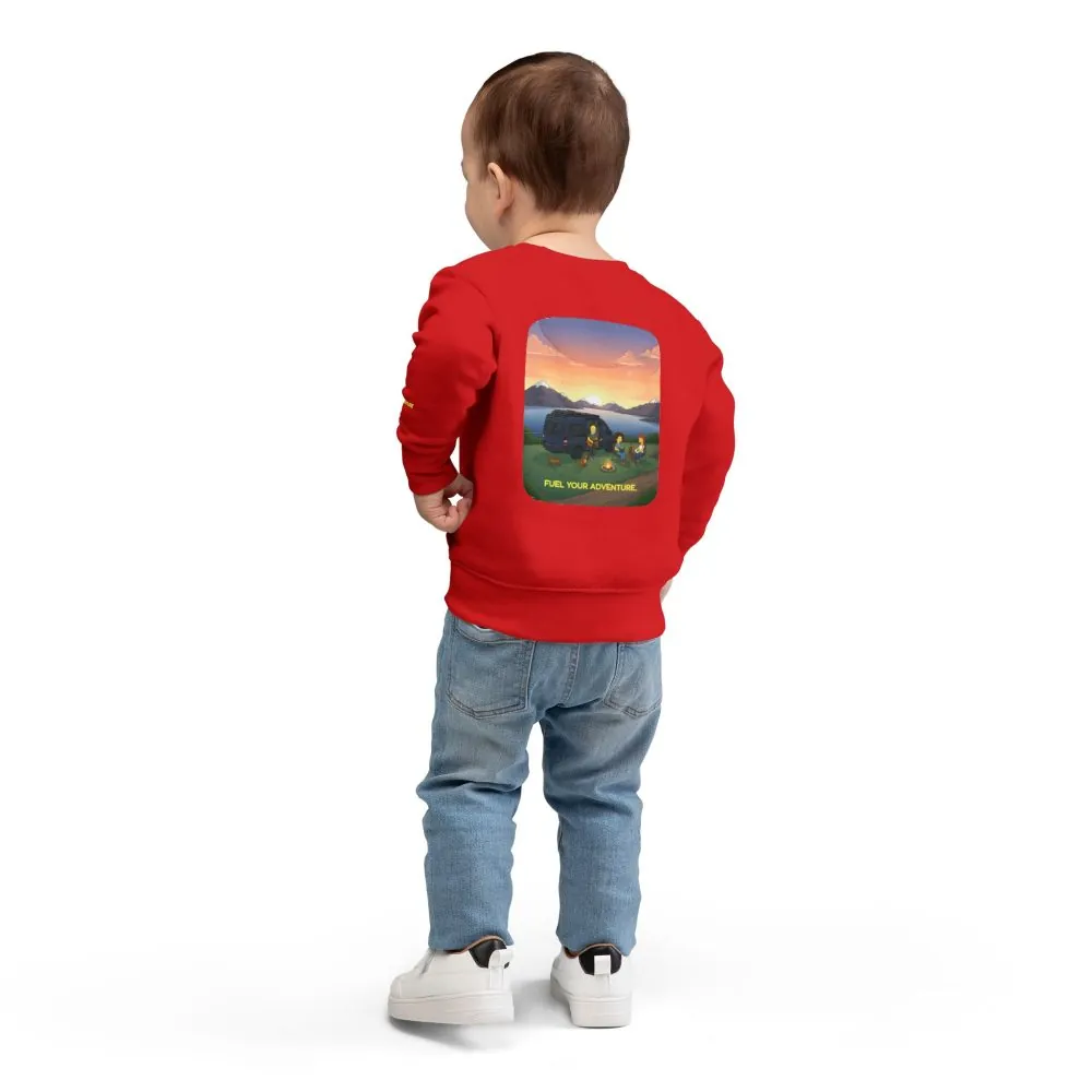 7659365756815870705_2048.jpeg Toddler Sweatshirt - "Fuel Your Adventure" (Design Sitcom-Line)