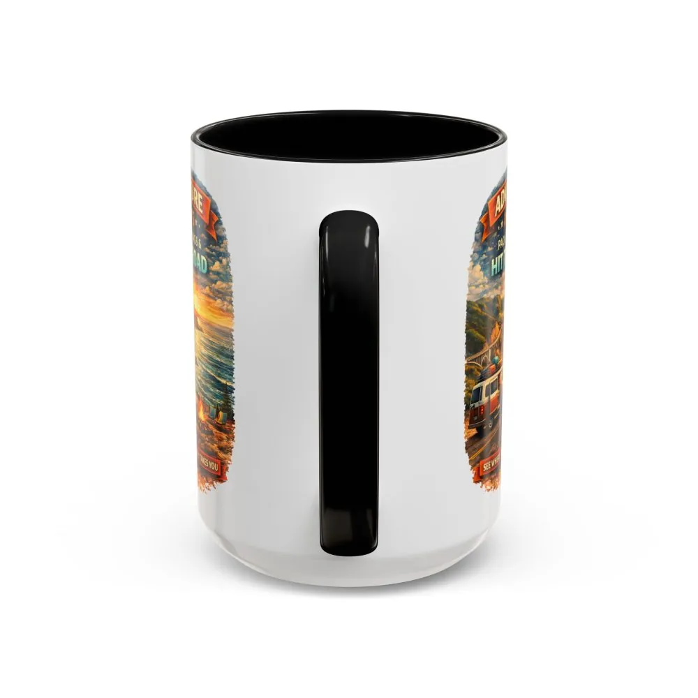10000372276561990255_2048.jpeg Accent Coffee Mug (11, 15oz) — "Adventure Awaits-Pack Your Bags" Design Scenic-Line