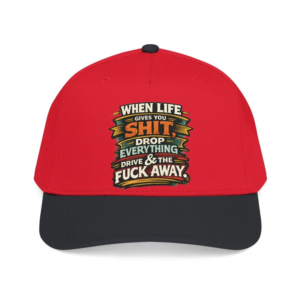10033707312229191231_2048.jpeg Baseball Cap - "When Live Gives You Shit" Design F**K-Line
