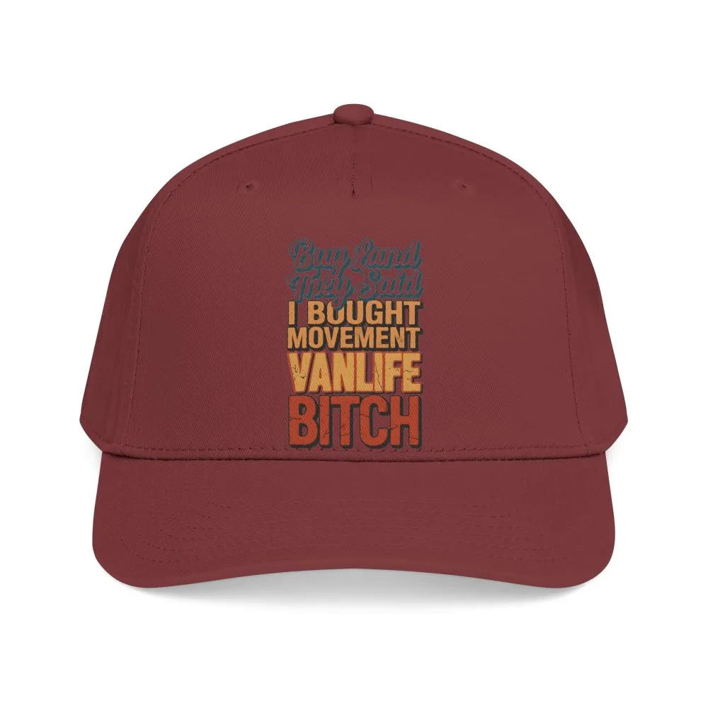 Baseball Cap - "Buy Land They Said" Design F**K-Line