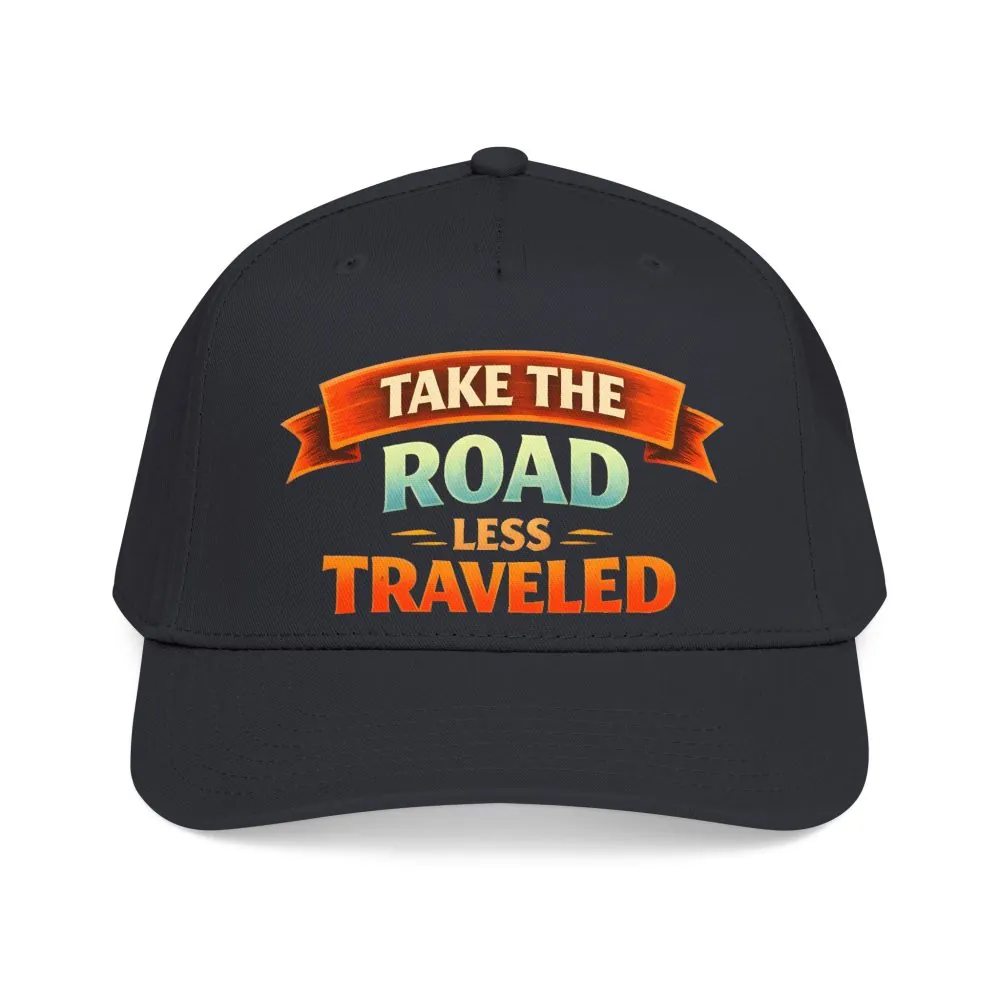Baseball Cap - "Take The Road Less Traveled" Design Scenic-Line