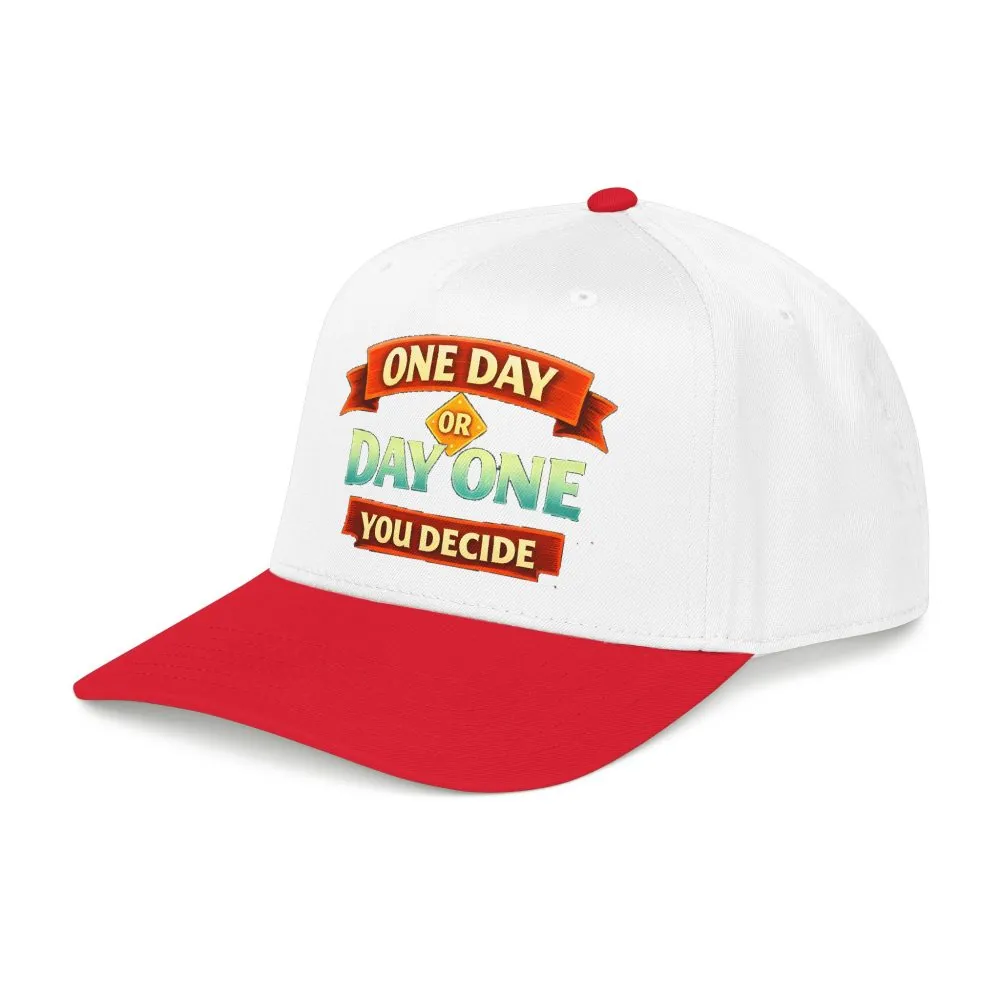 Baseball Cap - "One Day Or Day One" Design Scenic-Line