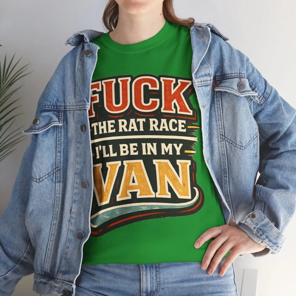 10085479913550330579_2048.jpeg Unisex Heavy Cotton Tee — "Fuck The Rat Race" Design F**K-Line