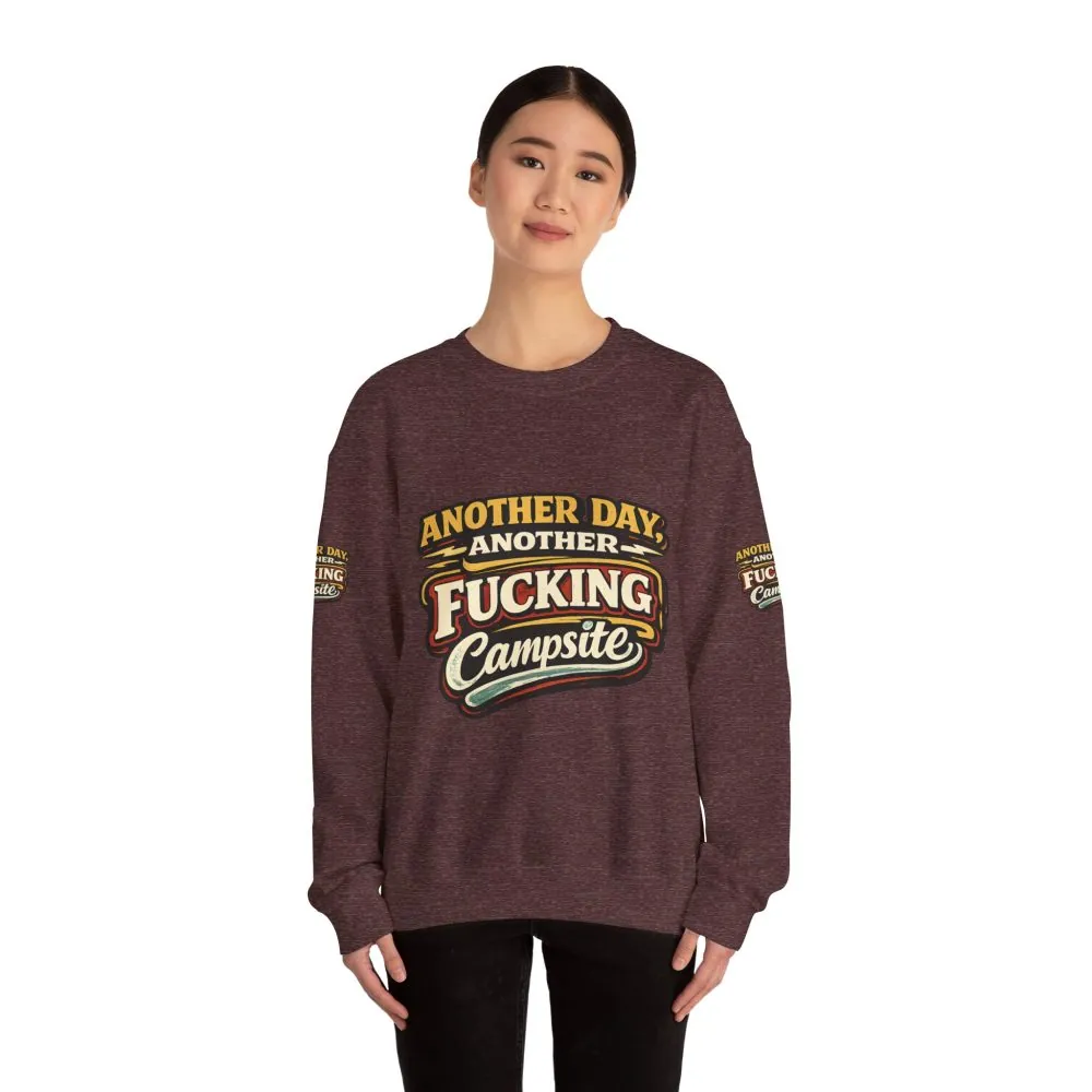 Unisex Heavy Blend™ Crewneck Sweatshirt — "Another Day" Design F**K-Line