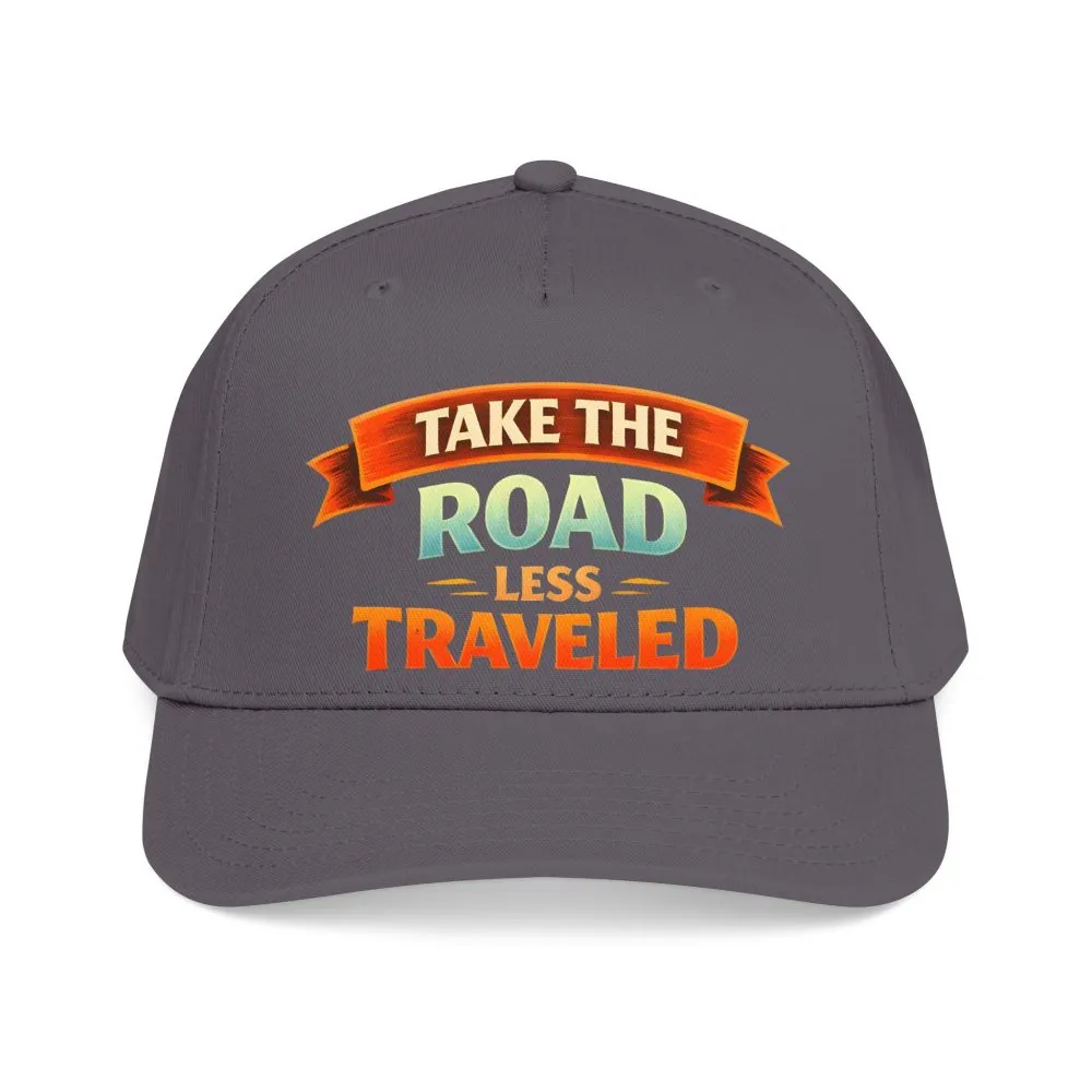 Baseball Cap - "Take The Road Less Traveled" Design Scenic-Line