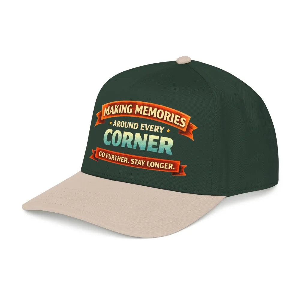 Baseball Cap - "Making Memories Around Every Corner" Design Scenic-Line