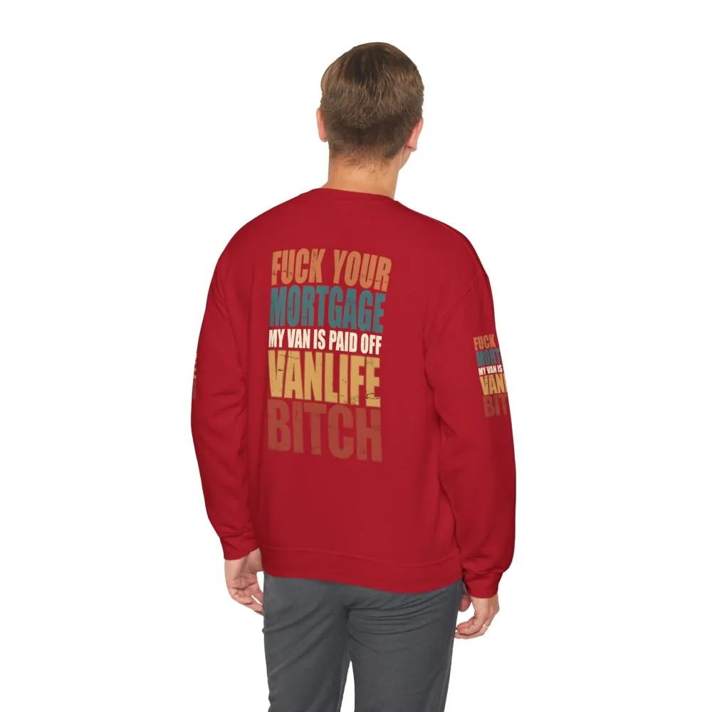 10098210652635768052_2048.jpeg Unisex Heavy Blend™ Crewneck Sweatshirt — "Fuck Your Mortgage" Design F**K-Line