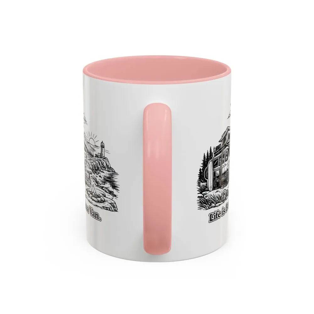 10106004286278901841_2048.jpeg Accent Coffee Mug (11, 15oz) — "Life Is Better In A Van" Design Minimal-Line