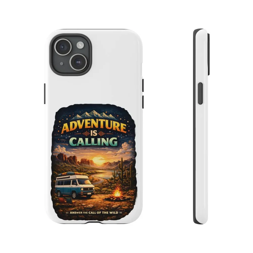 Phone Case — "Adventure Is Calling" (Design Scenic-Line)
