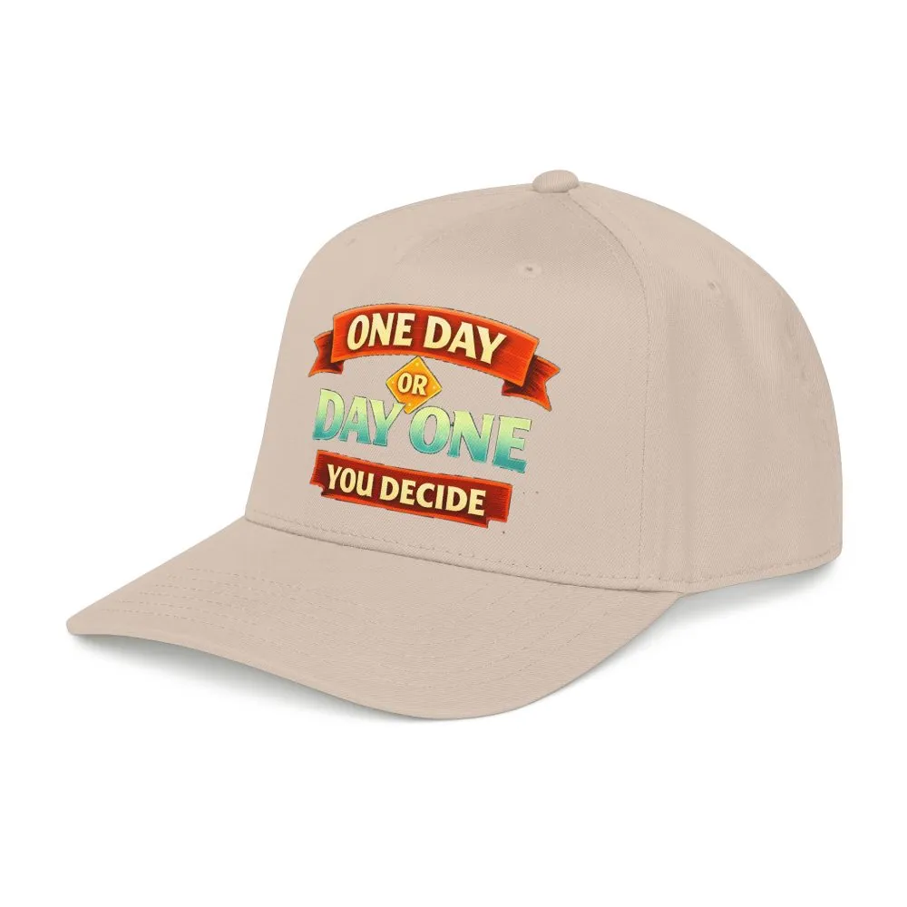 Baseball Cap - "One Day Or Day One" Design Scenic-Line
