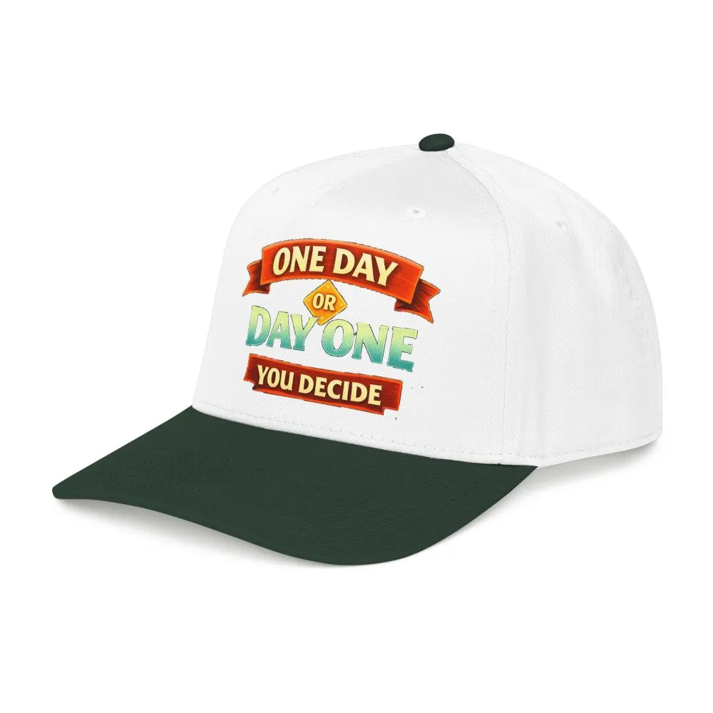 Baseball Cap - "One Day Or Day One" Design Scenic-Line