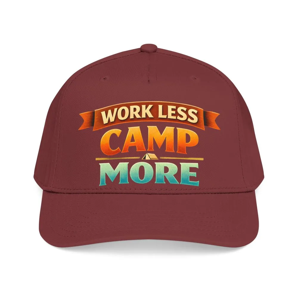 10172503020810033267_2048.jpeg Baseball Cap - "Work Less-Camp More" Design Scenic-Line