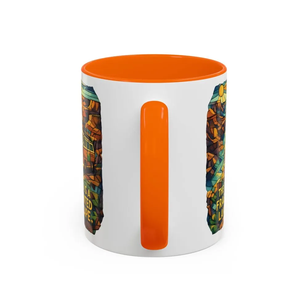 10182580093386510672_2048.jpeg Accent Coffee Mug (11, 15oz) — "The Road Is A Fragmented Landscape" Design Cubic-Line