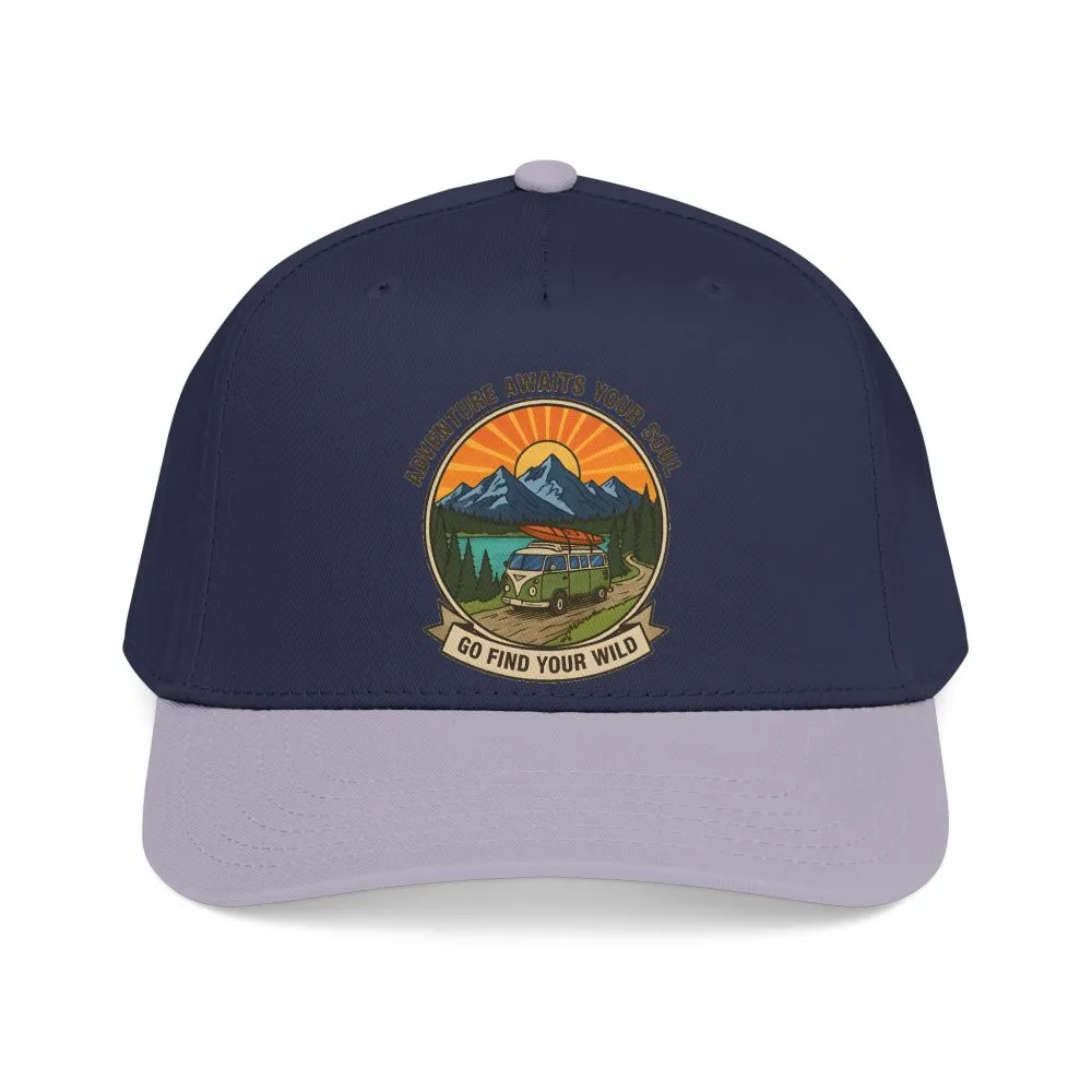 Baseball Cap — "Go Find Your Wild" Outdoor Patch