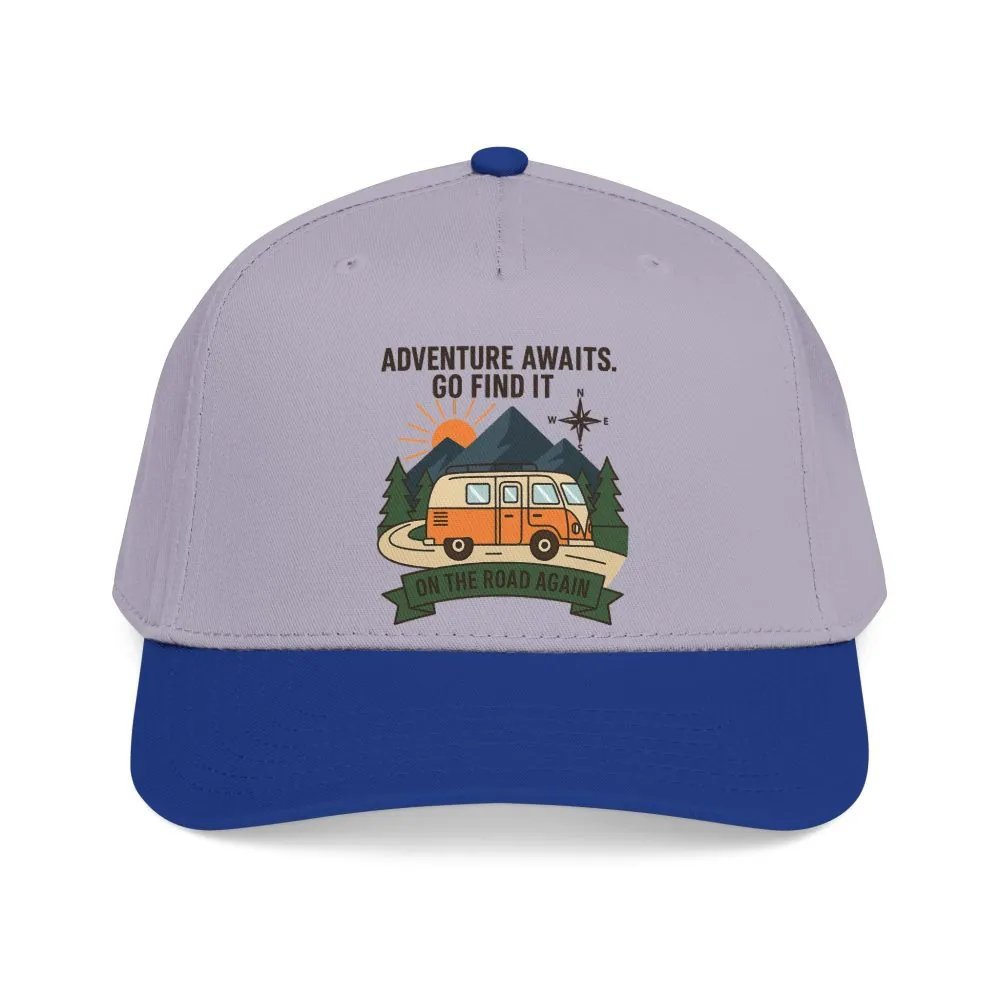 Baseball Cap - "Adventure Awaits" Outdoor Travel Hat