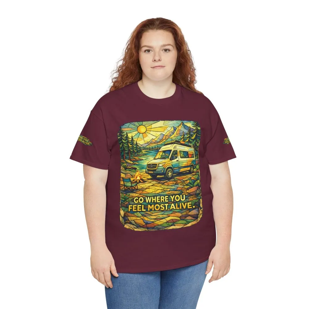 10210102007950255780_2048.jpeg Unisex Heavy Cotton Tee — "Go Where You Feel Most Alive" Design Cubic-Line