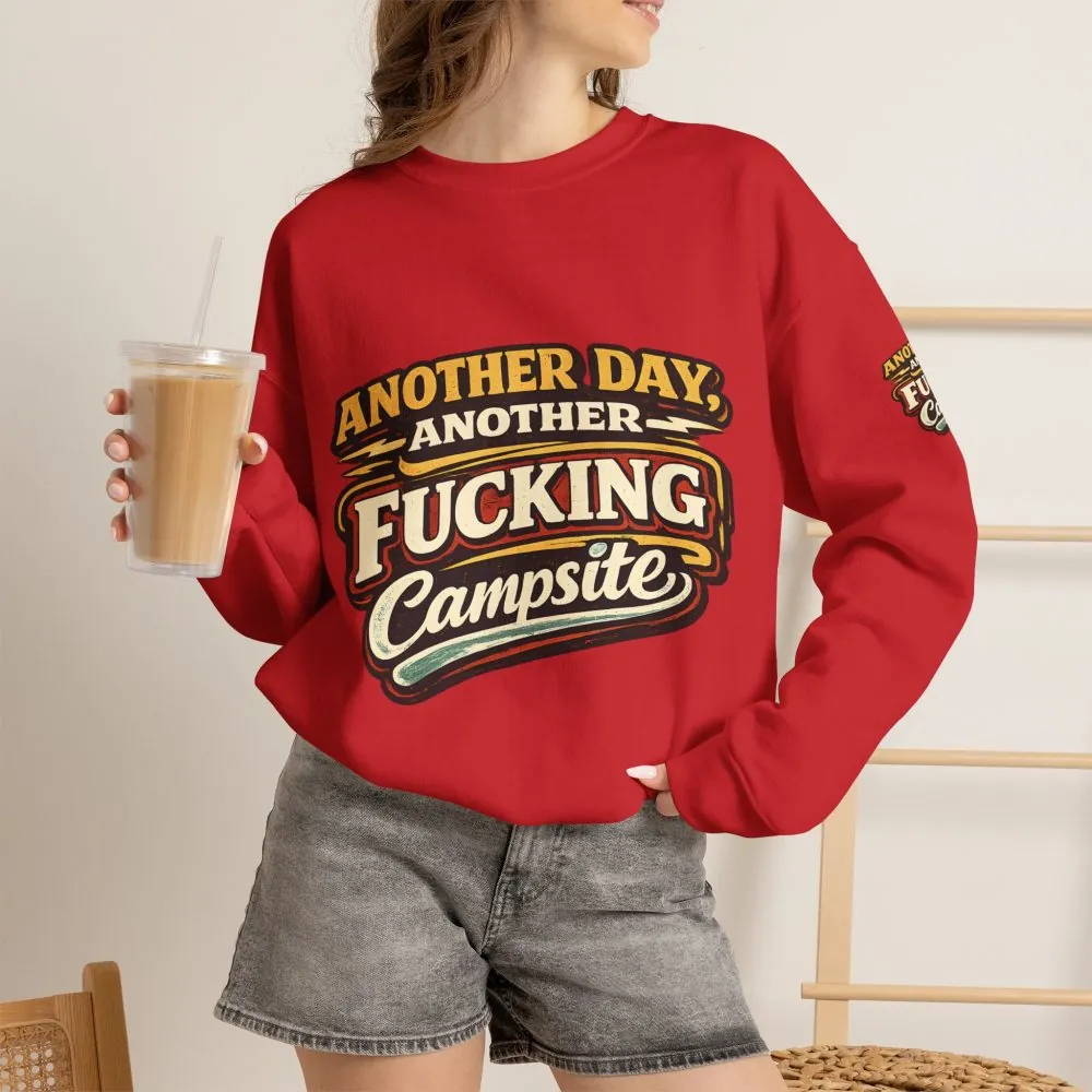 Unisex Heavy Blend™ Crewneck Sweatshirt — "Another Day" Design F**K-Line