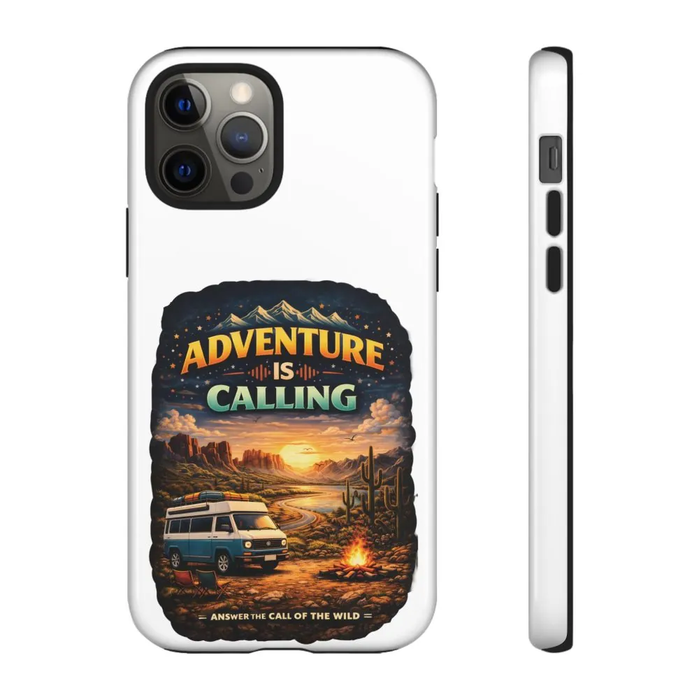 Phone Case — "Adventure Is Calling" (Design Scenic-Line)