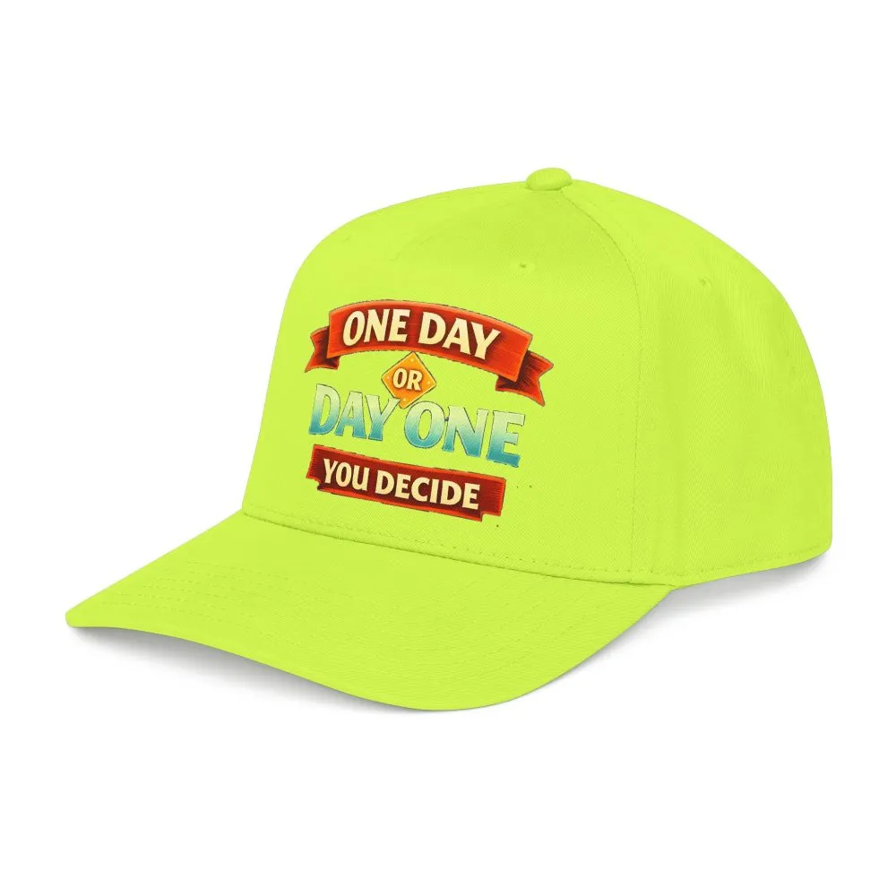 Baseball Cap - "One Day Or Day One" Design Scenic-Line