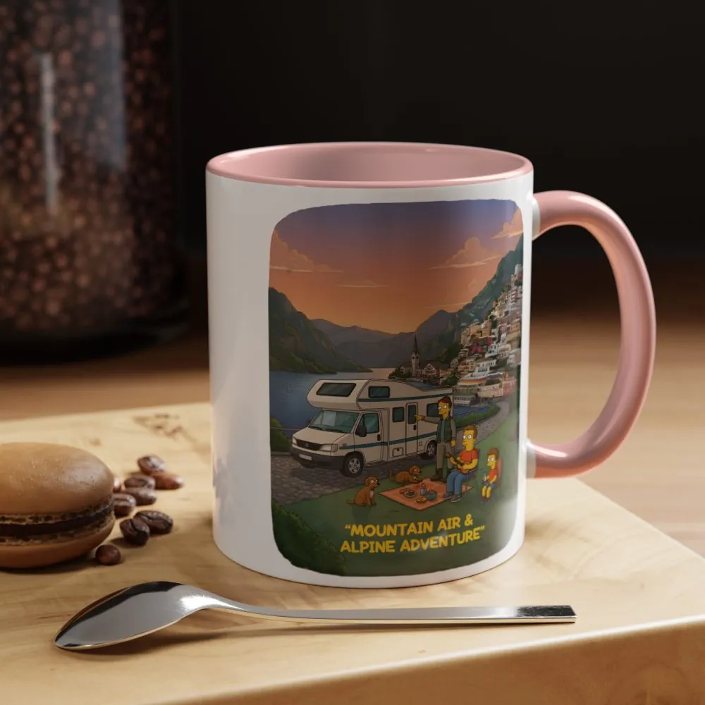 10229384672754366911_2048.jpeg Accent Coffee Mug (11, 15oz) — "Mountain Air-Alpine Adventure" Design Sitcom-Line