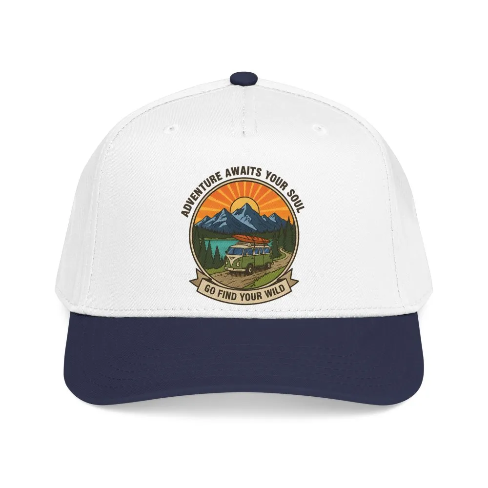 Baseball Cap — "Go Find Your Wild" Outdoor Patch