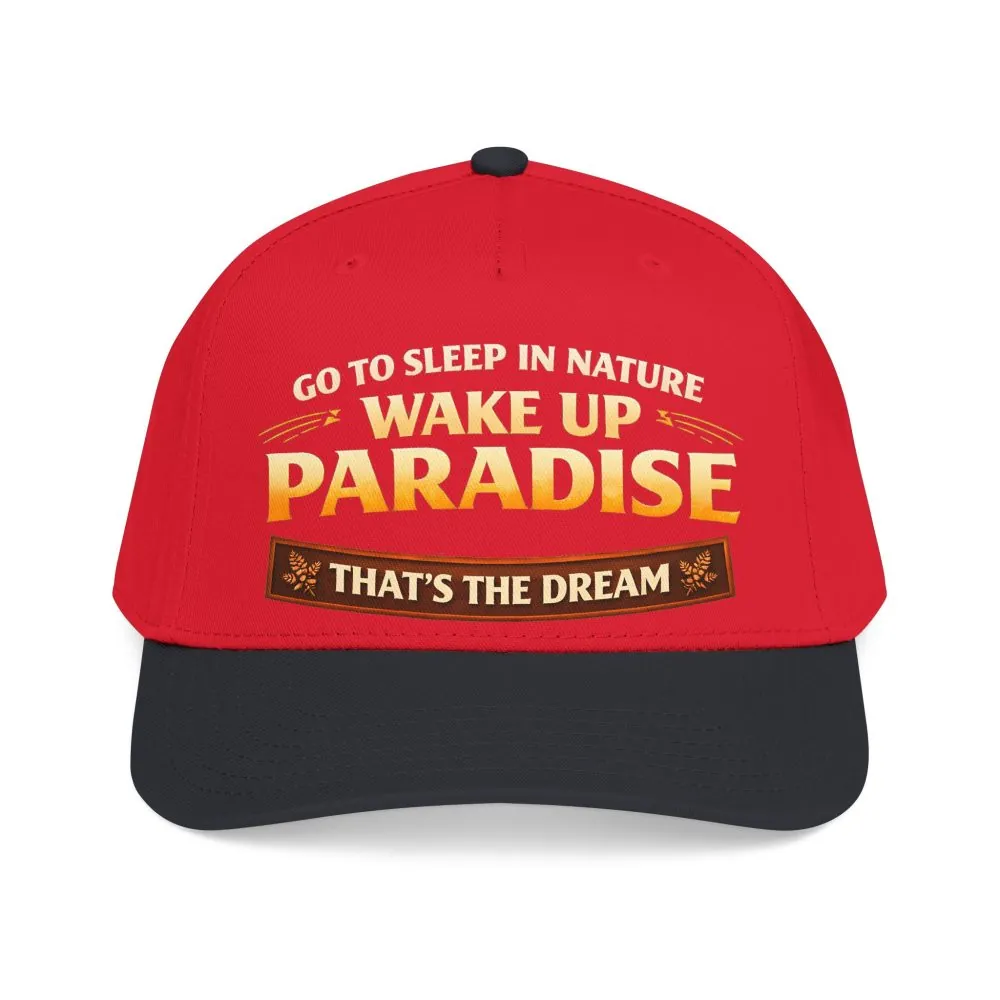 10260124418347955594_2048.jpeg Baseball Cap - "Go sleep Nature-Wake Up Paradise" Design Scenic-Line