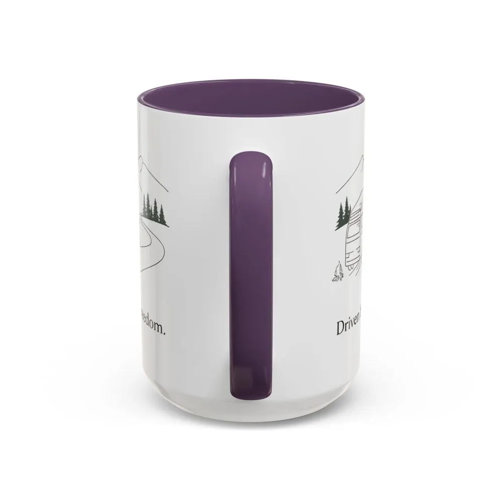 102674866493241267_2048.jpeg Accent Coffee Mug (11, 15oz) — "Driven By Freedom" Design Minimal-Line