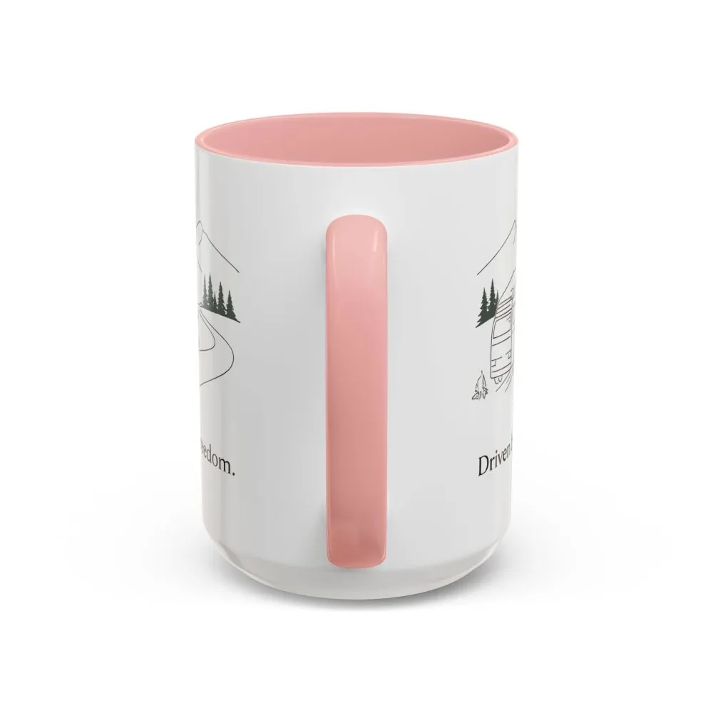 1028423239664799257_2048.jpeg Accent Coffee Mug (11, 15oz) — "Driven By Freedom" Design Minimal-Line