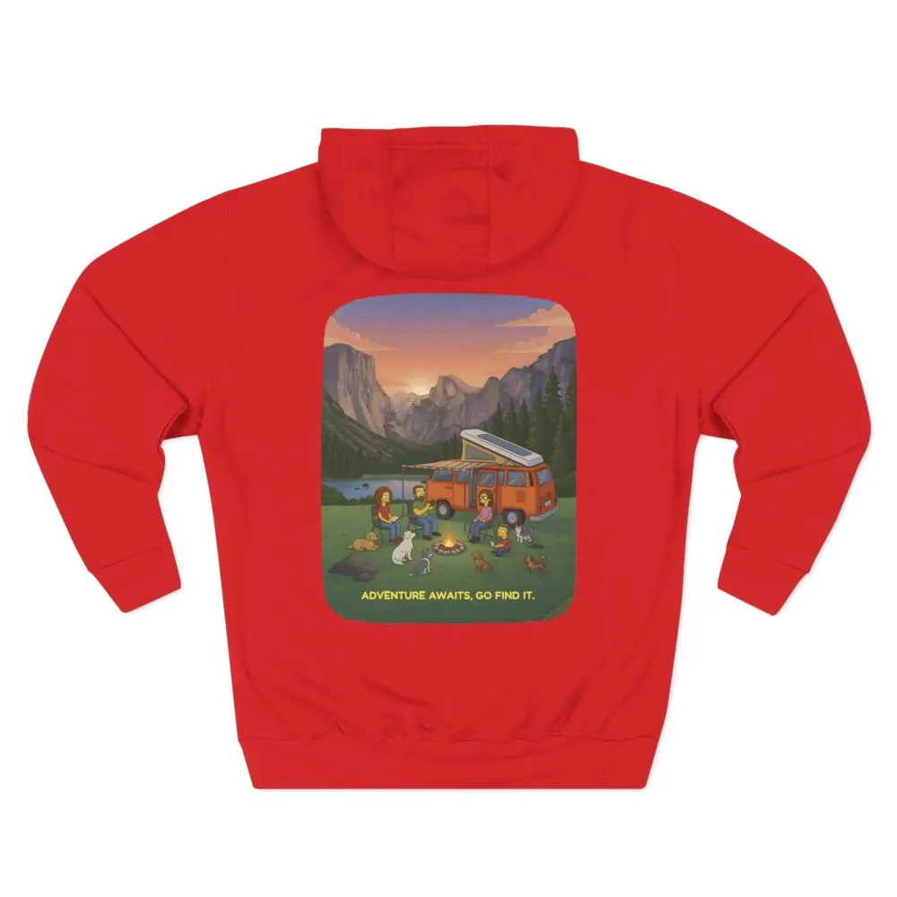 10287625996173937252_2048.jpeg Three-Panel Fleece Hoodie - "Adventure Awaits-Go Find It"" Design Sitcom-Line