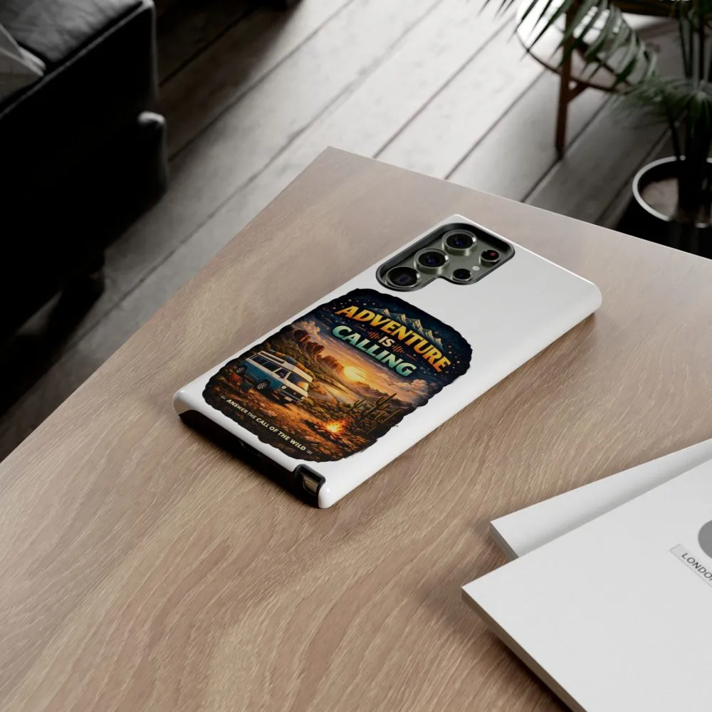 Phone Case — "Adventure Is Calling" (Design Scenic-Line)