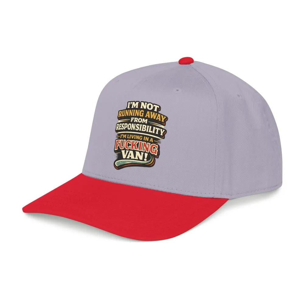 1034211980346870609_2048.jpeg Baseball Cap - "I`m Not running Away" Design F**K-Line