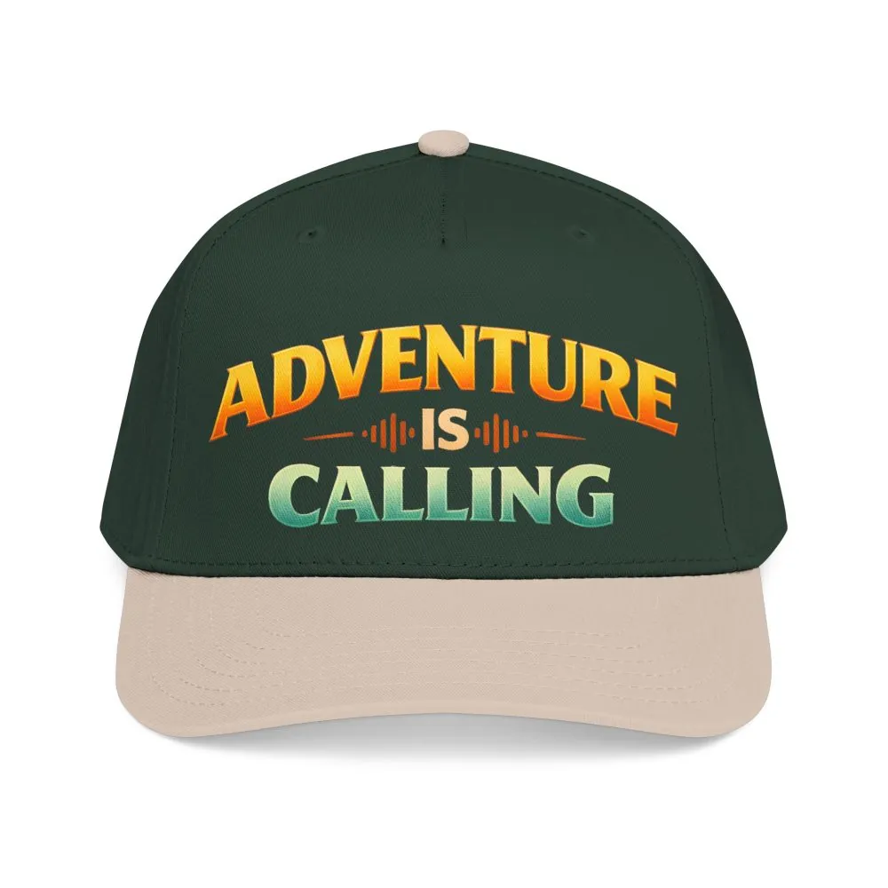 Baseball Cap - "Adventure Is Calling" Design Scenic-Line