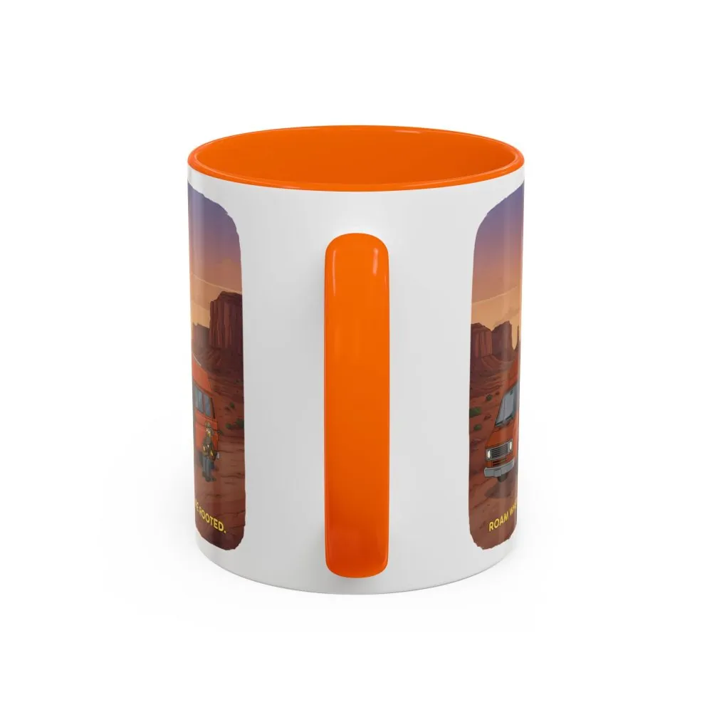 10376909128886556621_2048.jpeg Accent Coffee Mug (11, 15oz) — "Roam Where You Are Rooted" Design Sitcom-Line