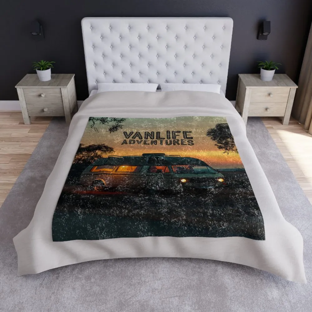 10392711937951289061_2048.jpeg Crushed Velvet Blanket — "Vanlife Adventures"Cozy Camper Sunset Throw